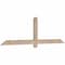 Ekena Millwork Eugene Smooth Timber Gable Bracket, Douglas Fir, 72"W x 21"H x 1 1/2"D x 3 1/2"F, 7/12 Pitch GBW072X21X0204EUG00SDF - alternate 5